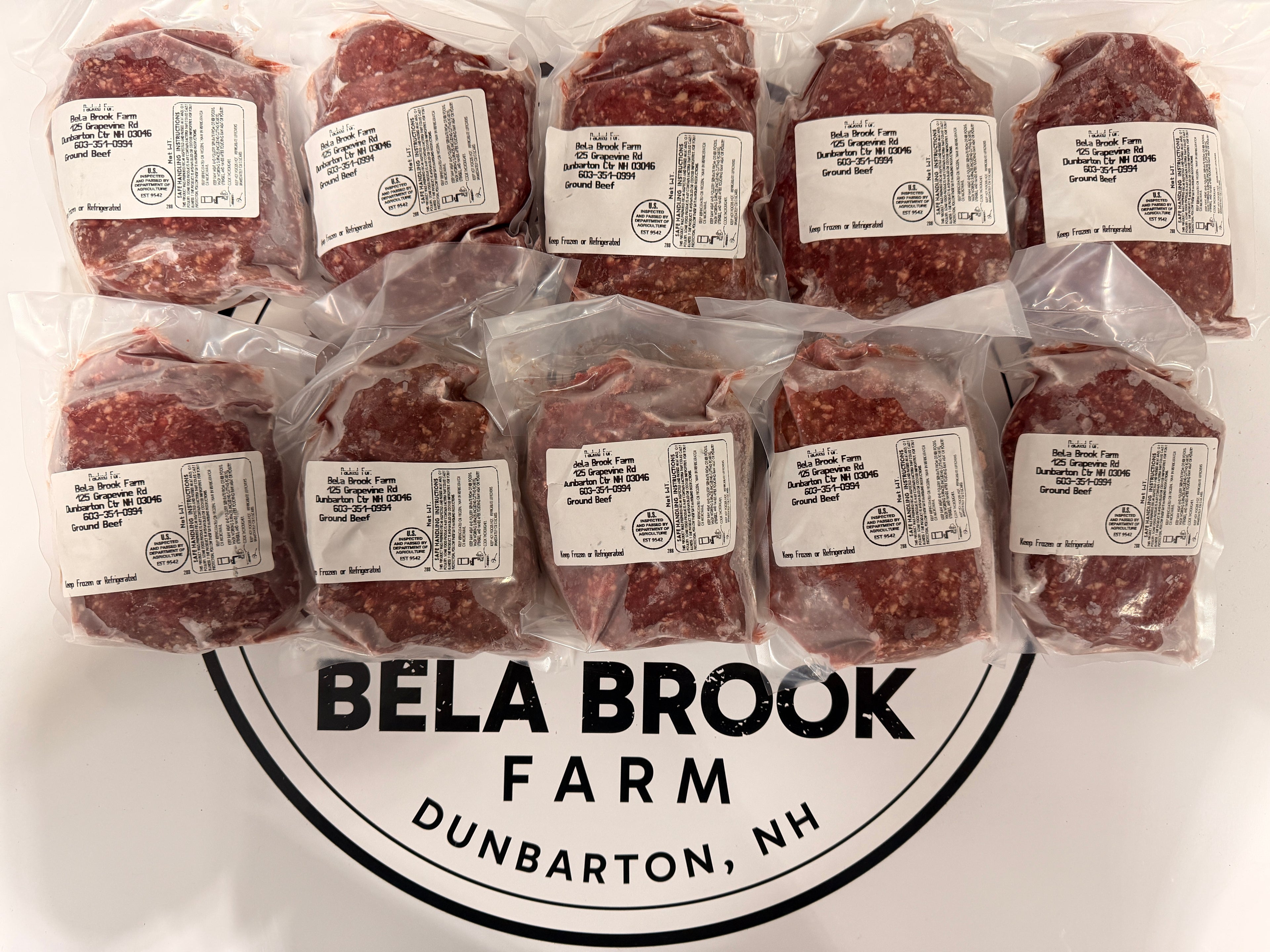 10lbs Ground Beef Box