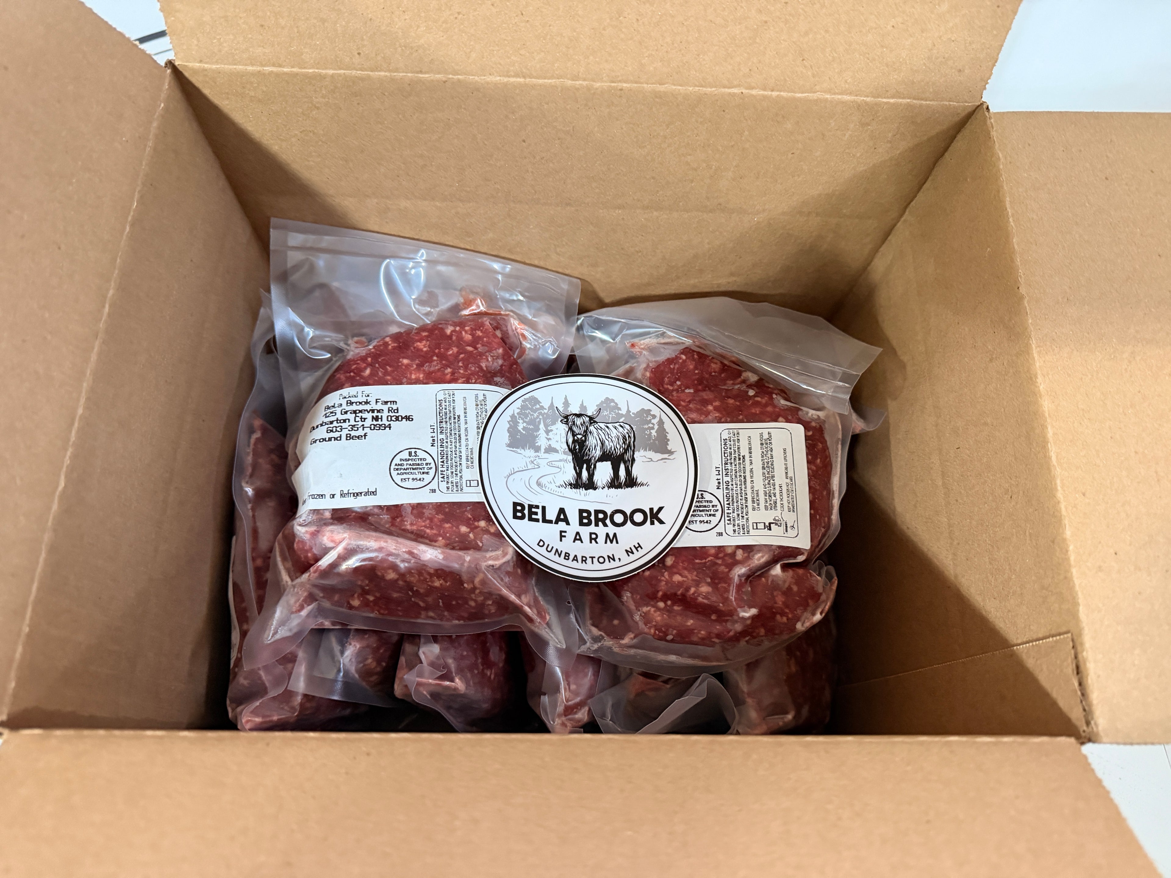 20lbs Ground Beef Box